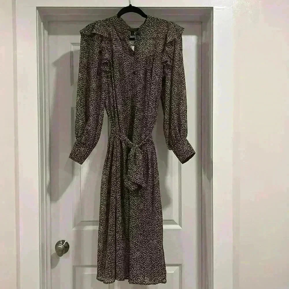 Banana Republic FLUTTER MIDI SHIRTDRESS - Picture 2 of 8